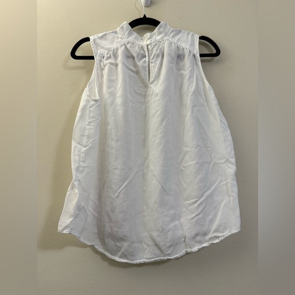 Cloth & Stone Anthropologie White Sleeveless Blouse - S - Picture 4 of 8